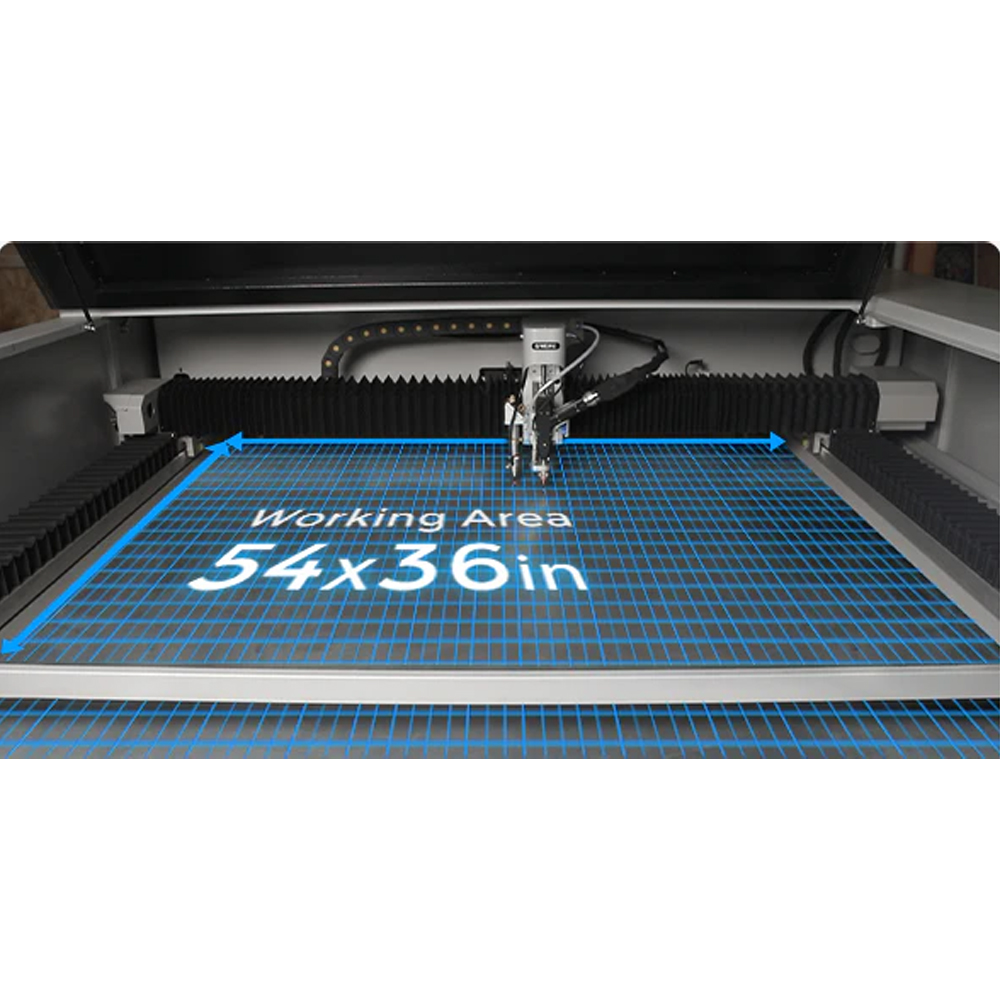 La serie Gweike M 6 en 1 ahora cuenta con una amplia área de trabajo de 54 × 36 pulgadas.